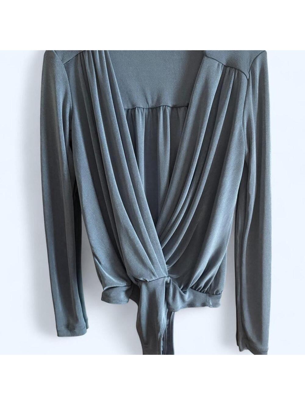 Free People Intimately blue wrap bodysuit